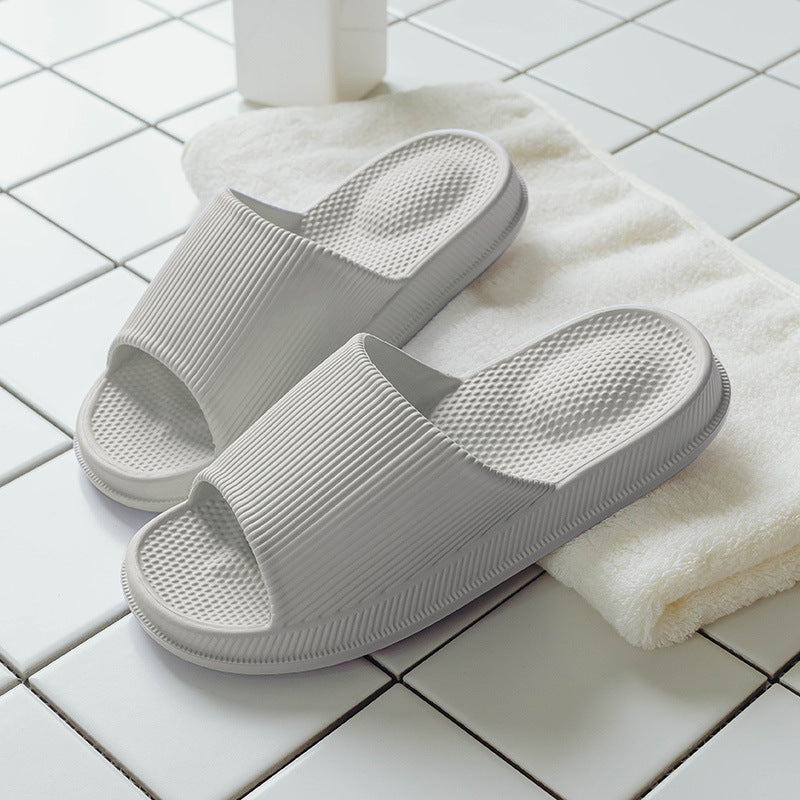 Non-Slip Massage Indoor Slippers Women Household Bathroom Shoes Lightweight Mens Bath Slippers