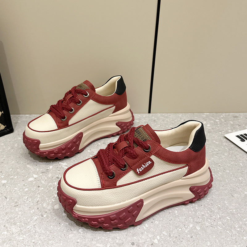 Simple Fashionable All-match Sports Breathable White Shoes