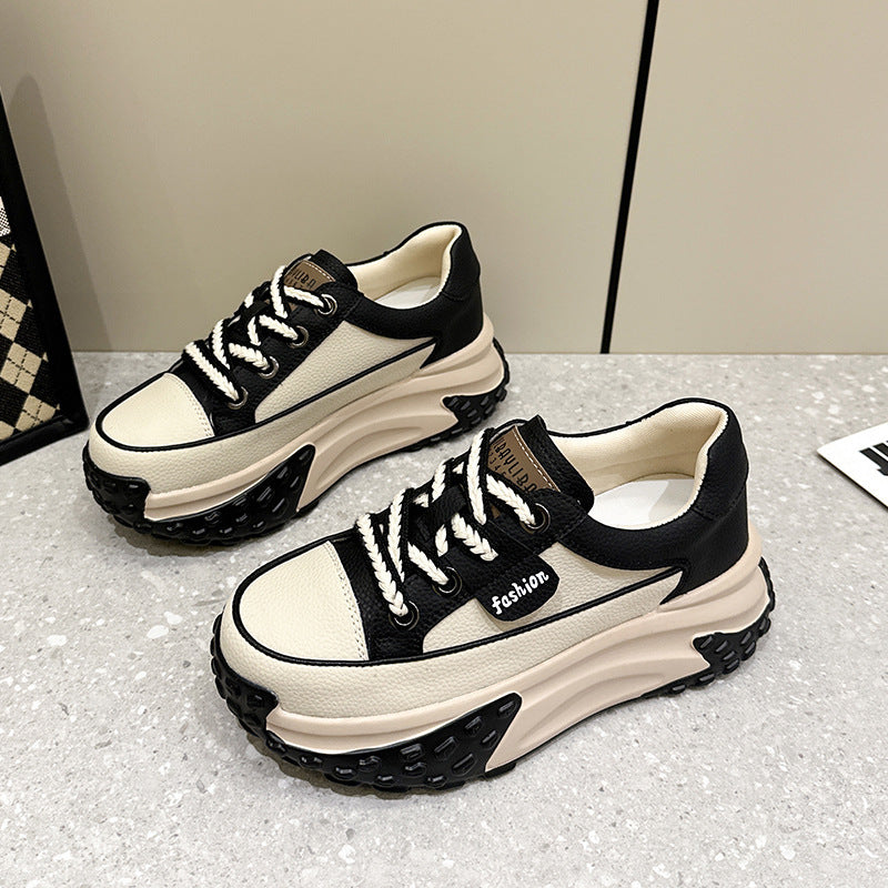 Simple Fashionable All-match Sports Breathable White Shoes