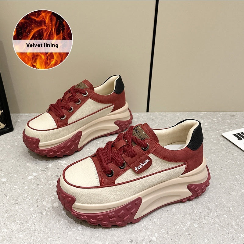 Simple Fashionable All-match Sports Breathable White Shoes