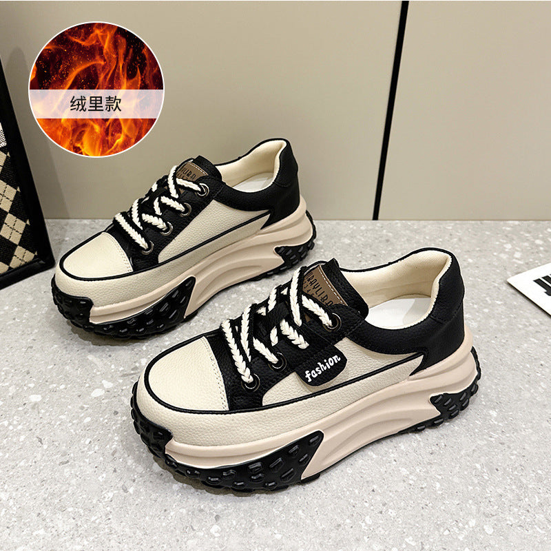 Simple Fashionable All-match Sports Breathable White Shoes