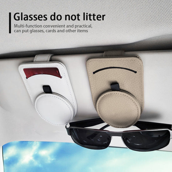 Sunglasses Case Card Holder Auto Interior Accessories