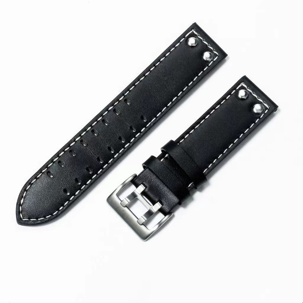 Suitable For Khaki Field First Layer Cowhide Watch Strap 22 Mm20mm