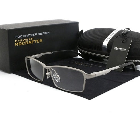 HDCRAFTER TR90 17g Lightweight Glasses Frame Myopia Hyperopia Prescription Eyeglasses Frames Reading Clear Glasses Frame Men