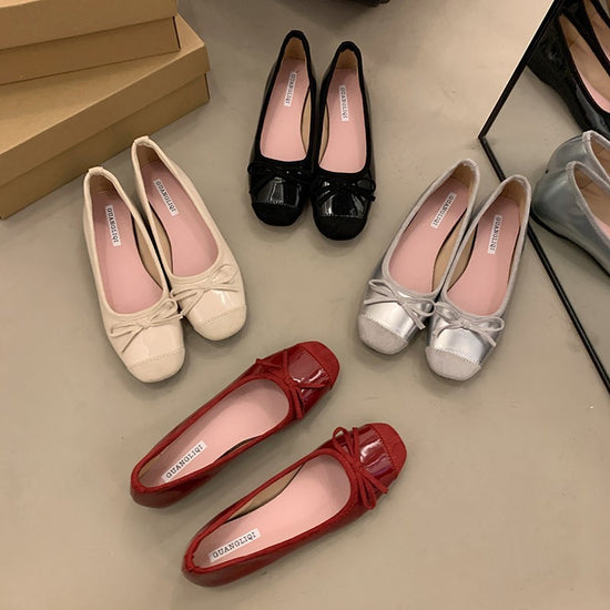 Spring And Autumn Retro Ballet Gentle Wanwan Style Shoes