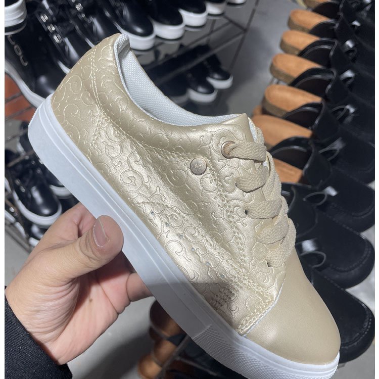 Casual Print Ladies Casual Shoes Front Lace-Up