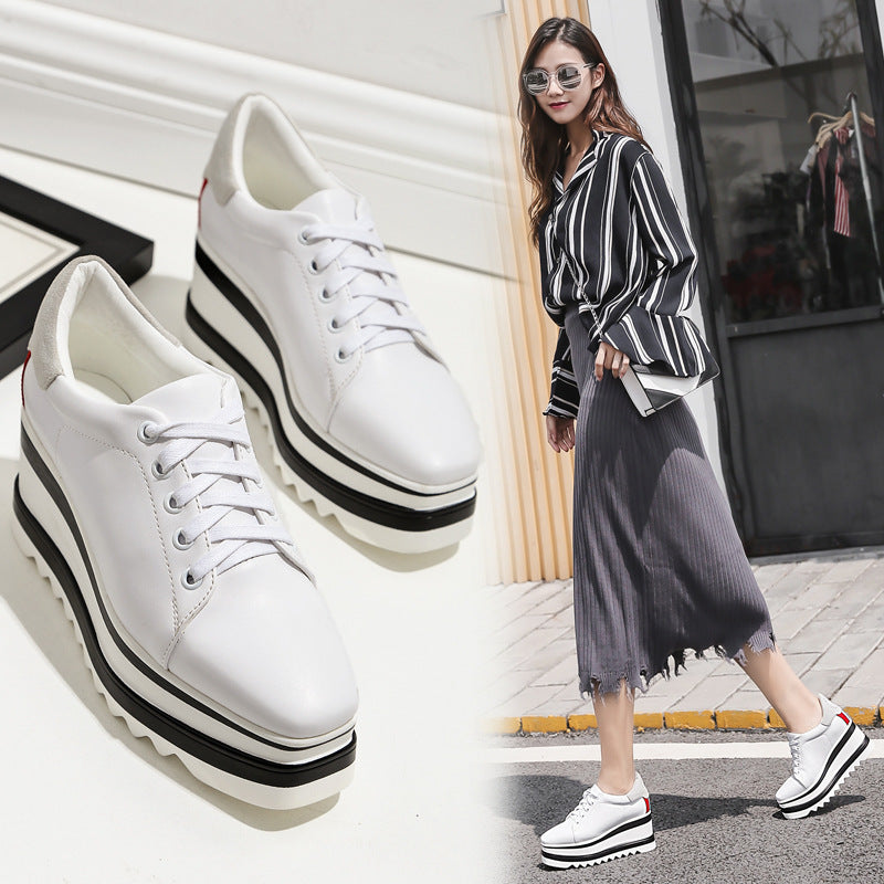 Ladies High-heeled Single Shoes Wedge Casual