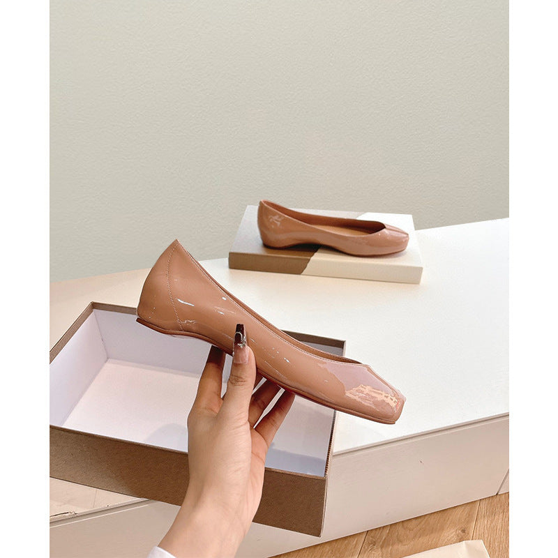 Women's Slip-on Flat Bottom Split Toe Pumps