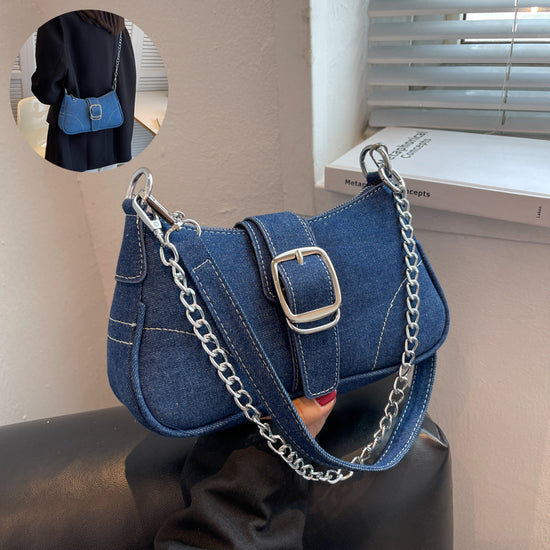Denim Shoulder Bags Women&