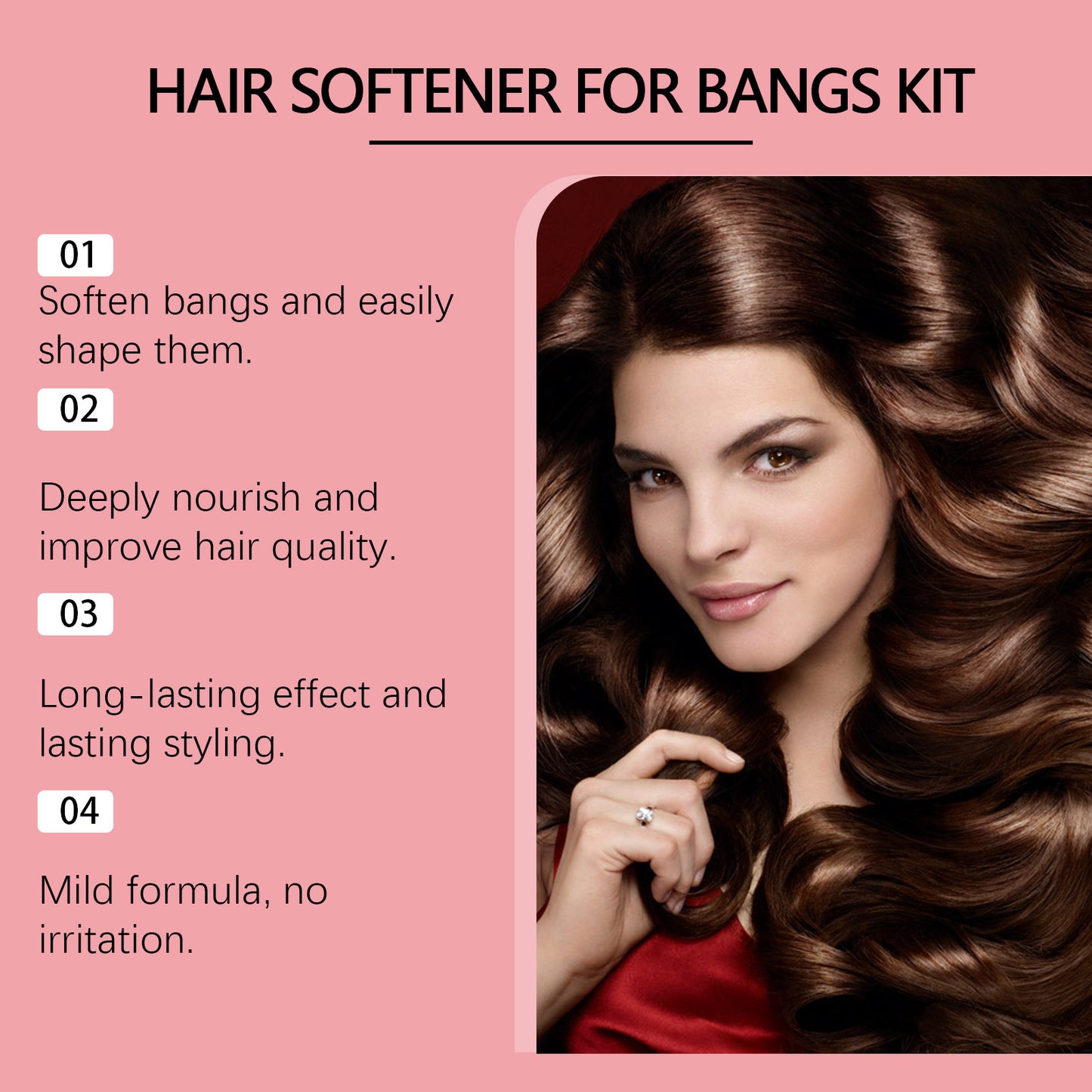 Bangs Softening Care Cream Improve Hair Frizz Moisturizing Luster Softening Hair Care Moisturizer