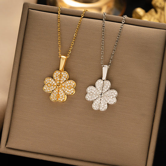 Diamond Clover Necklace