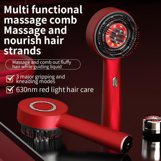 Scalp Care Massage Activating Collaterals Hair Care Massage Comb Liquid Guide Hair Growth Device