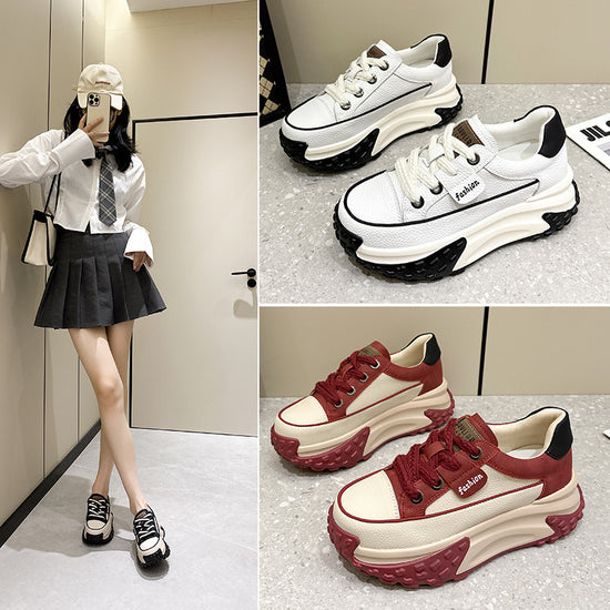 Simple Fashionable All-match Sports Breathable White Shoes