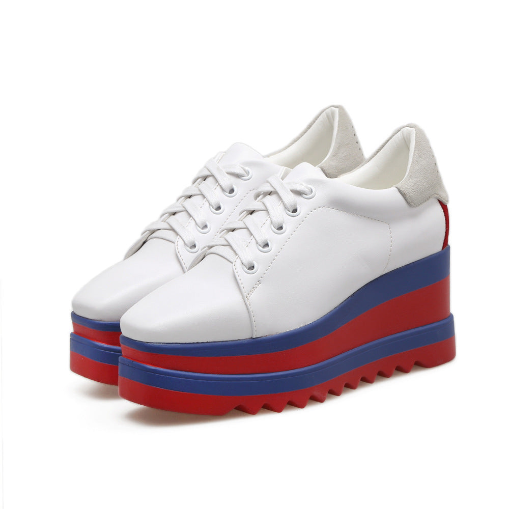 Ladies High-heeled Single Shoes Wedge Casual