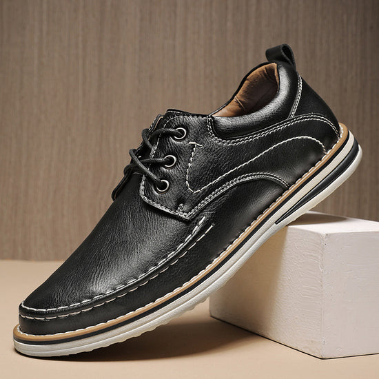 Casual Leather Shoes Worker Men&